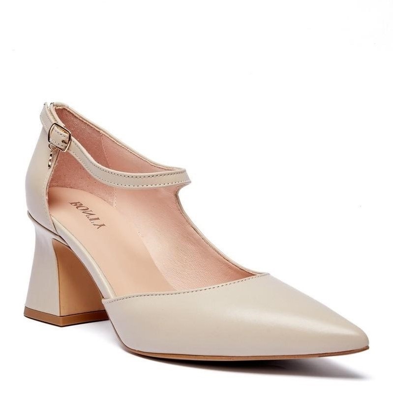 7698-2571-2483-beige-sc Туфли летн.жен.кожа-кожа бежевый